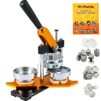Máquina para hacer botones VEVOR, kit de prensa para hacer insignias de 75 mm (3 pulgadas), máquina para hacer pines de regalo para niños, suministros para hacer botones con 500 piezas de botones y cortador de círculos & libro mágico