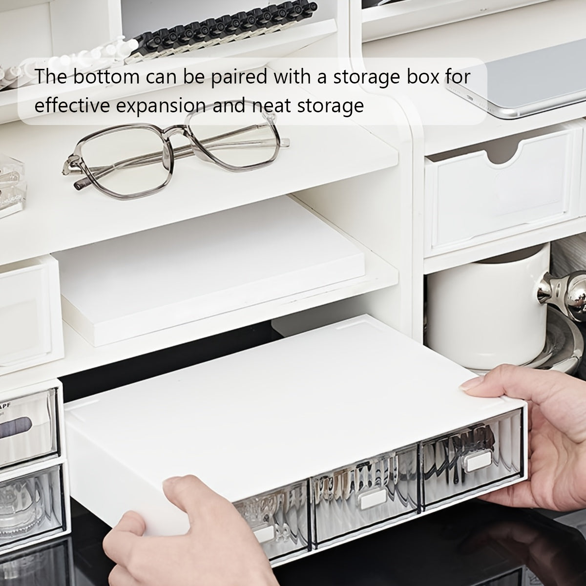 Organizador de escritorio multinivel para archivos papelería y oficina | diseño funcional