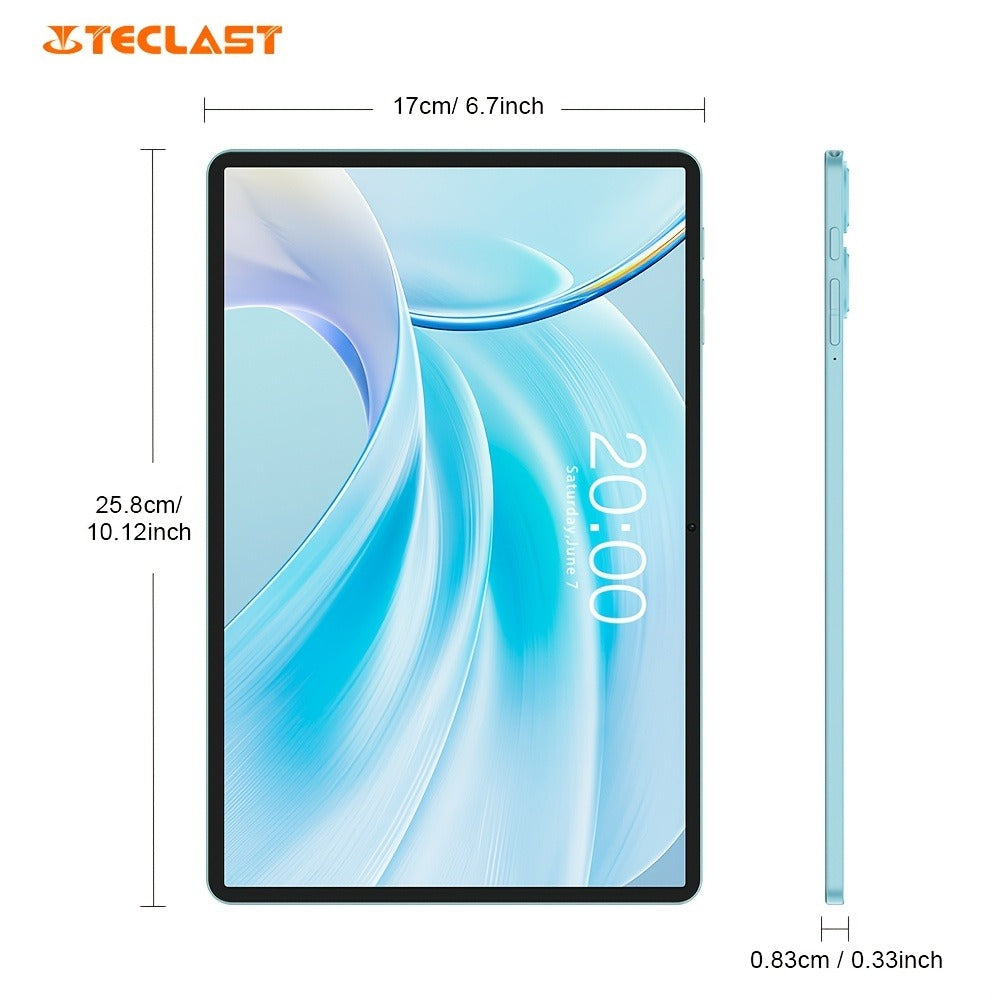 Funda para Teclast P50 Tablet PC de 11 pulgadas, Unisoc T606 Octa-Core G57 GPU, 4GB+8GB Extensión RAM 128GB Almacenamiento Android 14 Tablet Wifi, Batería de 7000Mah Carga Tipo-C Cámara de 8MP, Tablets 2En1 con Teclado, Funda, Auriculares, Adaptador, Tabl