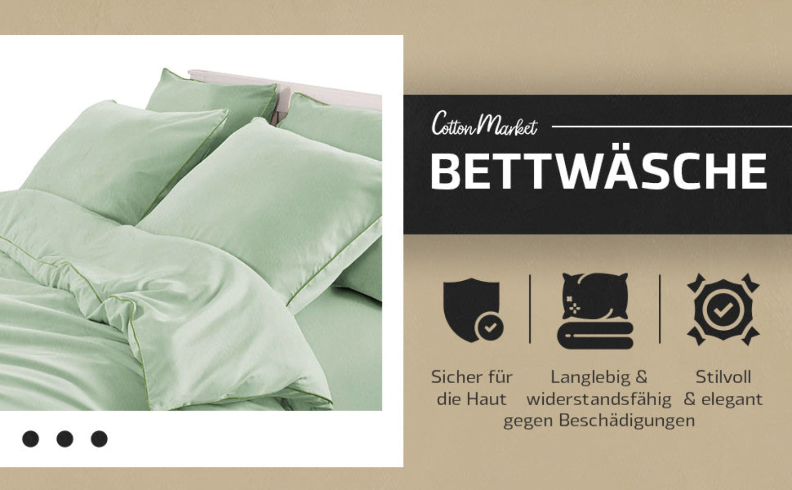 ¡Un conjunto de ropa de cama elegante en un color moderno que cambiará tu dormitorio! El conjunto incluye: 1 funda de edredón + 2 fundas de almohada (sin relleno). La tela suave y transpirable proporcionará comodidad durante todo el año - ¡perfecto para c