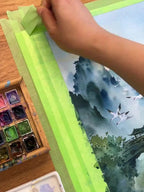 Papel de acuarela de 300 g, pulpa de textura medianamente rugosa, varios tamaños, teñido de halo uniforme, desarrollo de color completo, creación de pinturas de nivel de colección, especial para estudiantes de arte