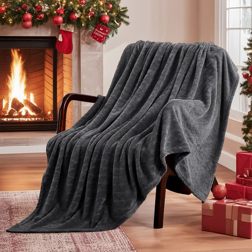1 manta suave esencial para todas las estaciones - Manta ligera con estampado floral, manta de franela lavable a máquina para cama, sofá, coche y uso en exteriores - Múltiples colores para elegir, regalo acogedor