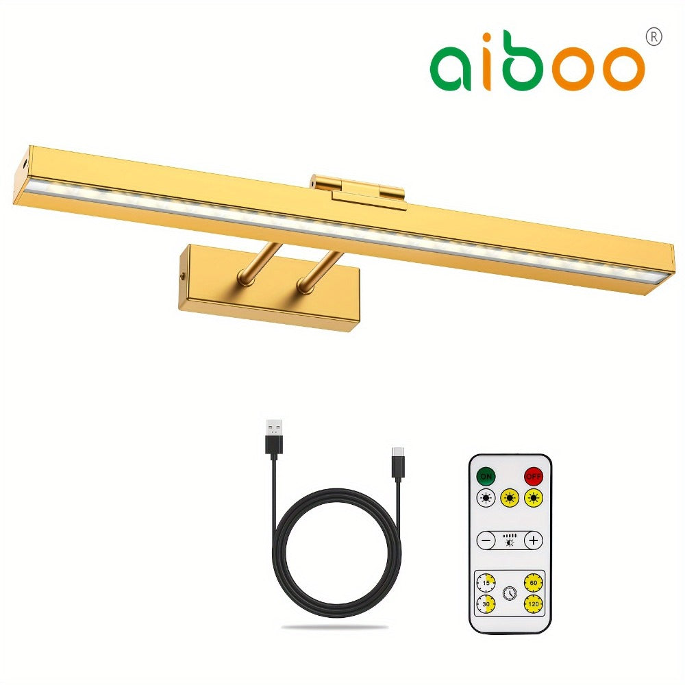 Luz LED recargable para cuadros ajustable | Para galería, dormitorio y baño