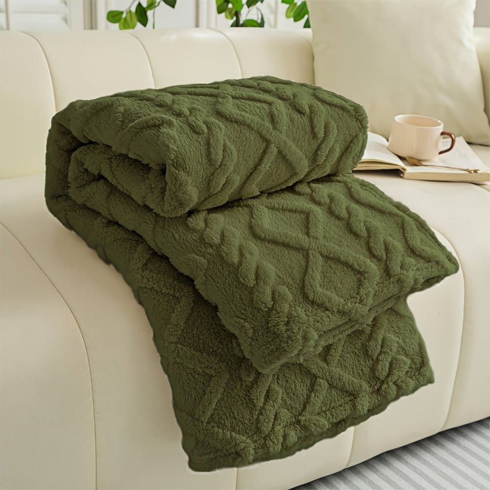 Manta de Lujo Ultra Suave de Felpa - Suave Forro Polar para Humanos | Multiusos para Sofá, Cama, Oficina y Viajes | Lavable a Máquina, Calidez para Todas las Estaciones | Varios Tamaños y Tonos Neutros