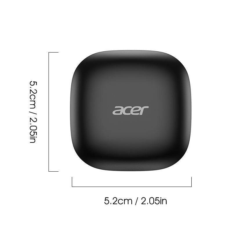 Auriculares Bluetooth | Auriculares inalámbricos Acer Ohr646 originales y oficiales, intrauditivos, inalámbricos 6.0 ANC con reducción activa de