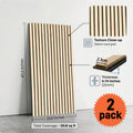 Paquete de 2/4 Paneles Acústicos Autoadhesivos, Tamaño 60*120 Cm, Fieltro Absorbente de Sonido, Diseñados Específicamente para Aislamiento Acústico y Reducción de Eco. Paneles de Pared Decorativos con Diseño de Grano de Madera, Adecuados para Decorar las