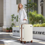 3 piezas de equipaje de cabina Kono de 20/24/28 pulgadas, equipaje de mano, pequeño, PC+ABS, carcasa dura, ligero, duradero, bolsa de viaje con ruedas dobles giratorias, cerradura de seguridad TSA