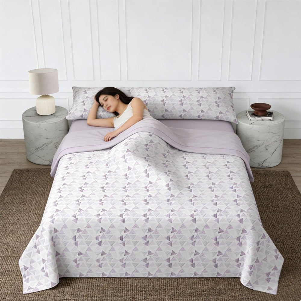 Juego de cama de tres piezas | Sábanas | Múltiples tamaños disponibles | Primavera/Verano | Diseño cómodo | Suave y agradable para la piel | Múltiples texturas disponibles