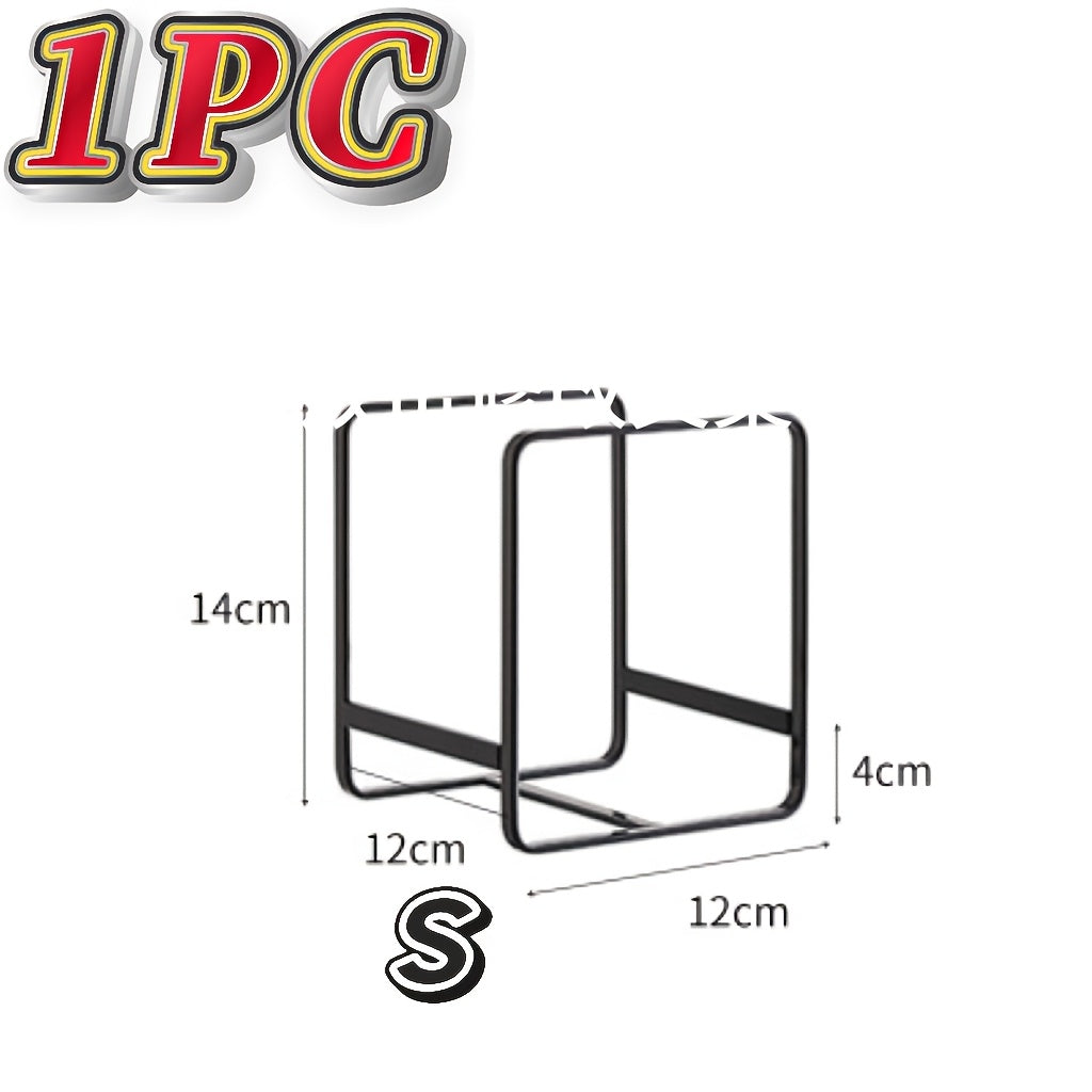 Organizador de Soportes de Platos de Metal de 1/3 piezas, Soporte Vertical para Platos, Construcción de Metal Duradera Anti-Caída, Ahorro de Espacio, Adecuado para Platos, Ollas, Tapas, Tablas de Cortar, Ideal para el Hogar, Uso en Restaurantes