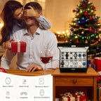 Caja de almacenamiento para relojes de 10/12 ranuras, caja de almacenamiento de doble capa, caja de almacenamiento de joyas, regalo del Día de la Madre, regalo del Día del Maestro, regalo ideal para el Día del Padre - Suministros de embalaje Jewelrynd