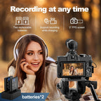 Cámara digital 4K | Fotografía vlogging viajes y creación de contenido