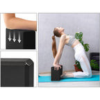 4pc - Bloque de yoga de alta densidad - ladrillo de soporte sólido de yoga negro / Rosa / verde / morado / negro, ladrillo de yoga universal para hombres y mujeres, ladrillo de yoga ligero de 500g, adecuado para fitness, baile, estiramiento, peso ligero,