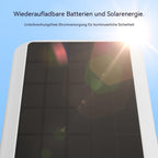 Cámaras de Seguridad Solar WiFi para Exteriores, Visualización de Alta Calidad, Sistema de Energía Solar Integrado para una Fuente de Energía Confiable, Capacidad de Detección Humana PIR para Garantía de Seguridad, Diálogo de Audio Bidireccional