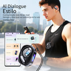 Auriculares Bluetooth | Miniso MS193 Auriculares de Traducción AI: Pantalla Táctil LED, 40 Horas de Batería, Sonido HD de Alta Fidelidad, Modo