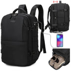 Mochila de cabina expandible 40x25x20-25cm | compartimiento para zapatillas | Mochila casual compatible con portátil 14 pulgadas