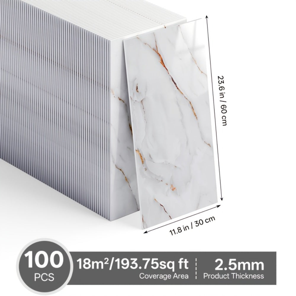 Panel de pared autoadhesivo 100 piezas | Cocina baño salón y renovación DIY