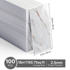 Panel de pared autoadhesivo 100 piezas | Cocina baño salón y renovación DIY