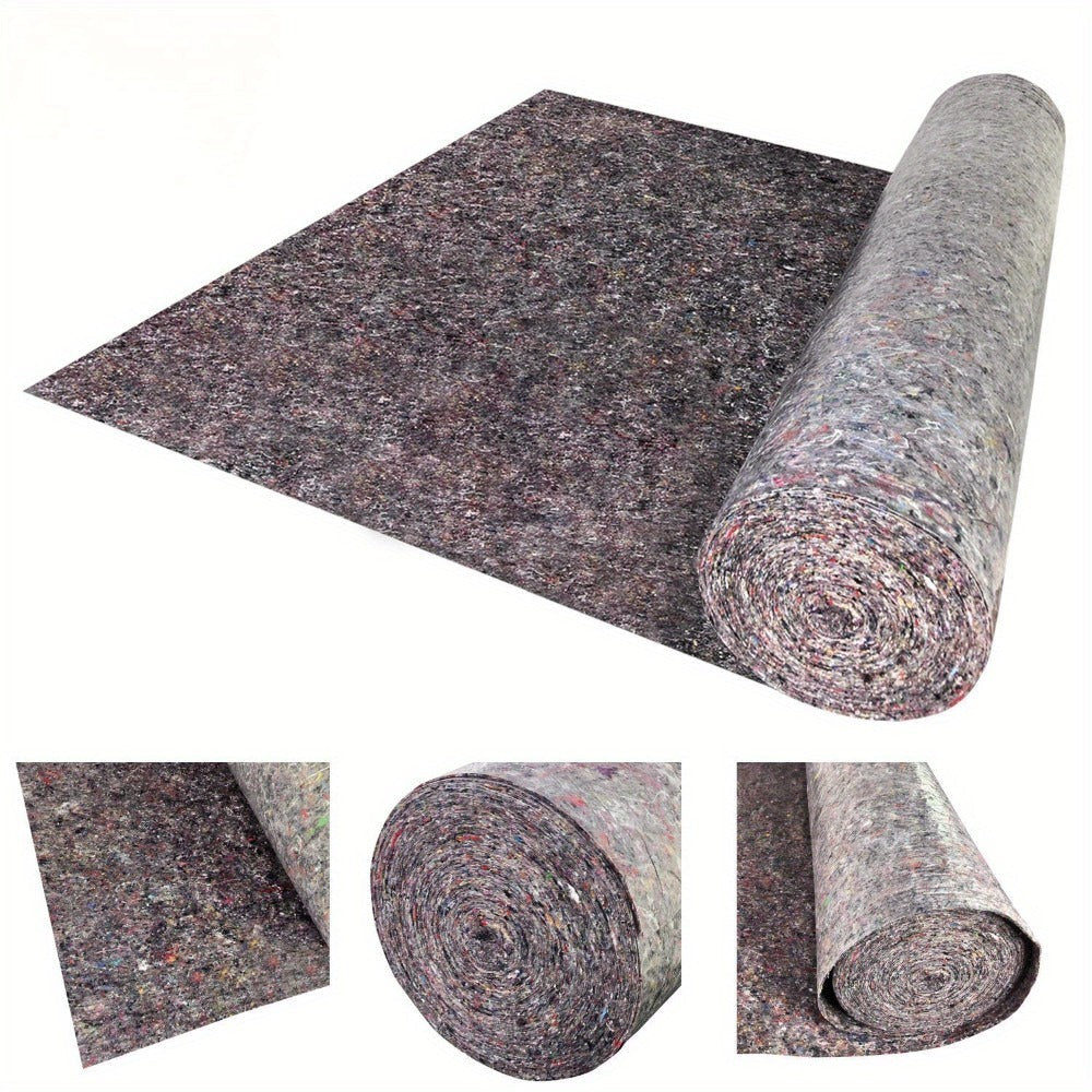 Alfombrilla de fieltro para suelo, rollo no tejido con revestimiento protector de 1x50m - cubierta de protección superficial, alfombra antipintura