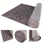 Alfombrilla de fieltro para suelo, rollo no tejido con revestimiento protector de 1x50m - cubierta de protección superficial, alfombra antipintura