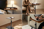 Escritorio para teletrabajo y estudio | Metal y Madera y Ajustable