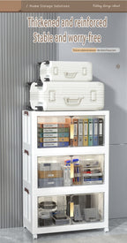 Armario plegable de almacenamiento con ruedas 88 cm plegable | Oficina, cocina y dormitorio