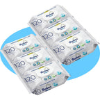 Toallitas Húmedas, Cuidado e Hidratación Profunda, Fibras Ultrasuaves ideales para Piel Sensible, Perfume Fresco, Packs de 3/6/9/12 Unidades, 360/720/1080/1440 Toallitas - Bestline