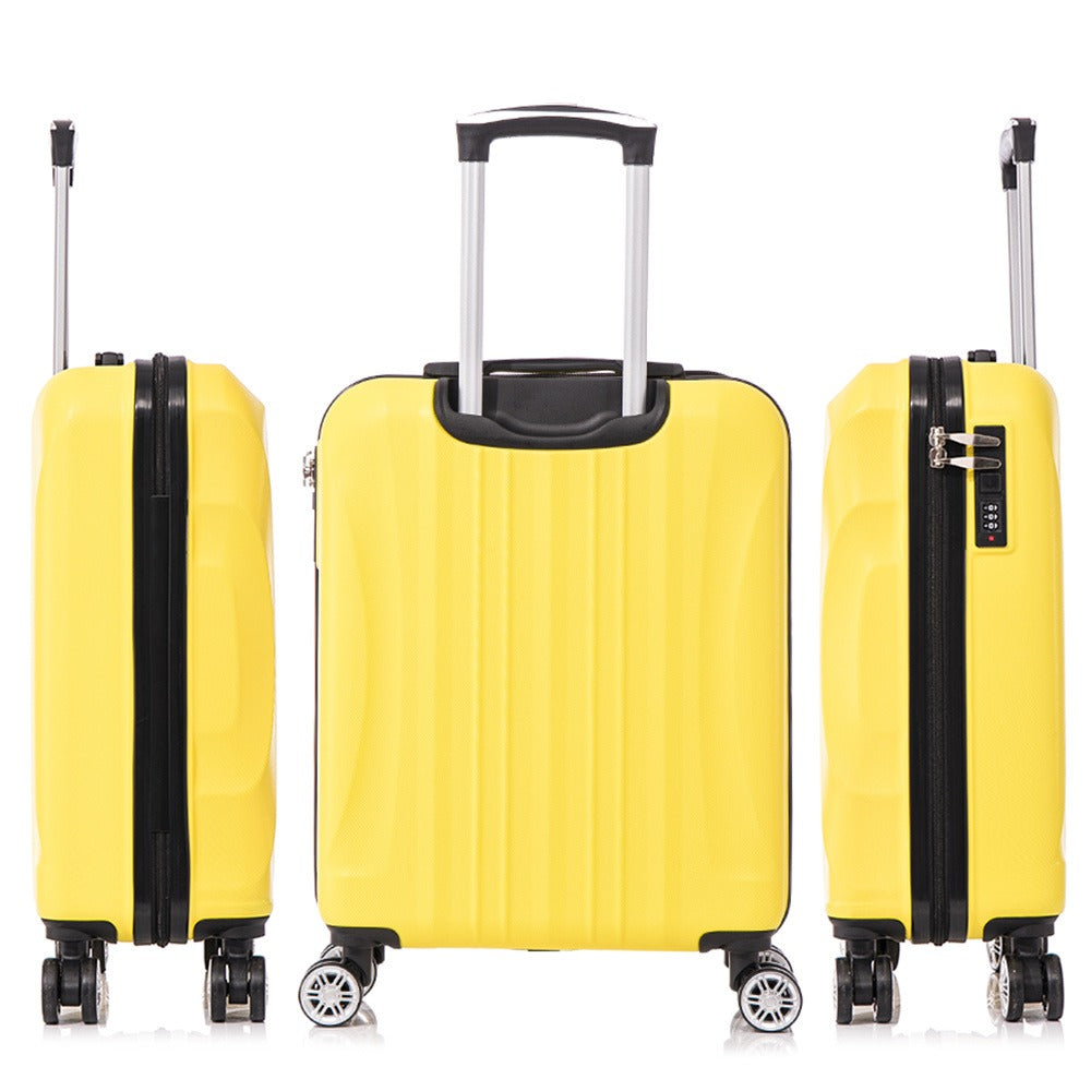 Maleta Cabina ABS 55x40x20cm (44L)- 20 Pulgadas - Negro/Azul/RosaDorado/Plateado/Amarillo/Rojo/Turquesa/Verde/Menta/Morada
