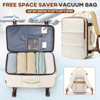 Mochila de Viaje 40X30X20 CM, Dimensiones Ryanair 40X30X20 CM Mochila de Cabina/Mochila de Equipaje/Mochila de Aviación, Convertible de Mano, Ligera Ideal para Viajes Cortos, Se Adapta Fácilmente Debajo de los Asientos, Mochila Portátil para Laptop de 14"