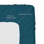 Juego de Sábanas Ligero Suave Fresca 4 Piezas para Cama de 90/105/135/150 cm – 100%Microfibra – Incluye Sábana Bajera Ajustable con borde elástico de 25 cm de profundidad, Sábana Encimera y 2 Fundas de Almohada – Suave, Transpirable y Confortable