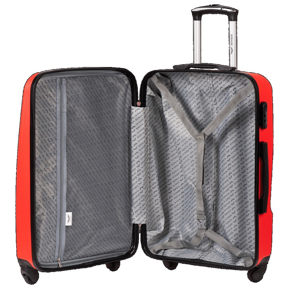 Maleta para elegir de 28" 24" 20" 18" pulgadas / Dimensiones Aproximadamente 75 X 50 X 30 Cm O 68 X 41 X 25 Cm O Cabina 55 X 40 X 20 Cm O De Mano 50 X 34 X 18 Cm con Ruedas Desmontables / Equipaje de Mano ABS+ de Alta Calidad, Equipaje para el Avión con C
