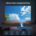 Proyector | Proyector portátil, compatible con 1080P, conexión USB, control remoto - Compatible con smartphones, tabletas, portátiles, TV Sticks