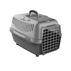 GREATOOL Transportin Gato Perro Pequeño, 48 x 32 x 32cm, Transportin para Gatos Perro Portátil y Transpirable, Mascotas Perros Gatos Accesorios, Transportín de Plástico