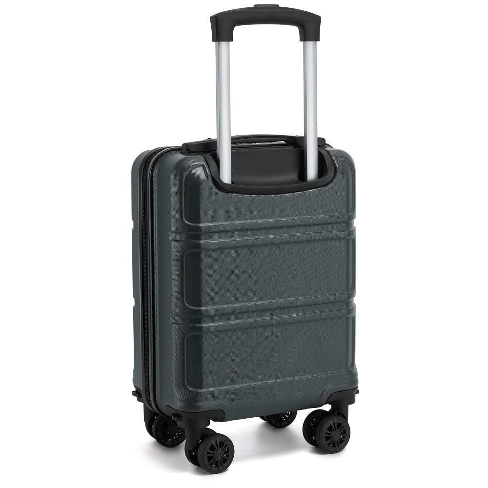 KONO Maleta Rígida de 15 Pulgadas ABS+PC con Ruedas Giratorias Extraíbles, Maleta de Mano Ligera
