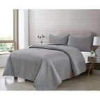 Colcha Bouti Reversible Tacto suave Calidad superior Ligera de Verano - Cubrecama con Relieve Geométrico Termosellado, Estilo Moderno y Suave (Solo Colcha No incluye fundas)