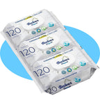 Toallitas Húmedas, Cuidado e Hidratación Profunda, Fibras Ultrasuaves ideales para Piel Sensible, Perfume Fresco, Packs de 3/6/9/12 Unidades, 360/720/1080/1440 Toallitas - Bestline