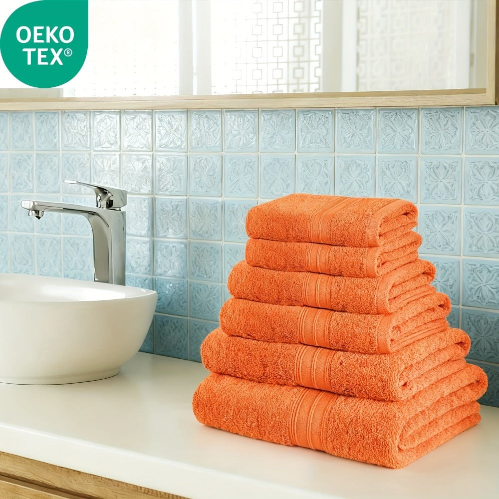 Juego de Toallas y Toallas de Baño, 4 Piezas, Calidad Premium, 100% Algodón, 550 g/m², Tamaños: 30×50 cm, 50×100 cm, 70×140 cm, Altamente Absorbentes, Suaves al Tacto, Disponible en 9 Colores