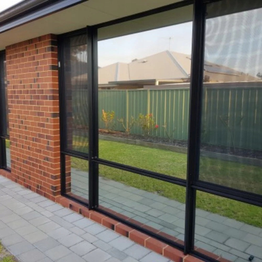 Película de aislamiento térmico y protector solar para ventanas con kit de instalación, 300 x 75 cm, efecto espejo veneciano, color plateado, reducción de deslumbramiento, bloqueo de rayos UV, revestimiento antiarañazos, resistente a la intemperie, autoad