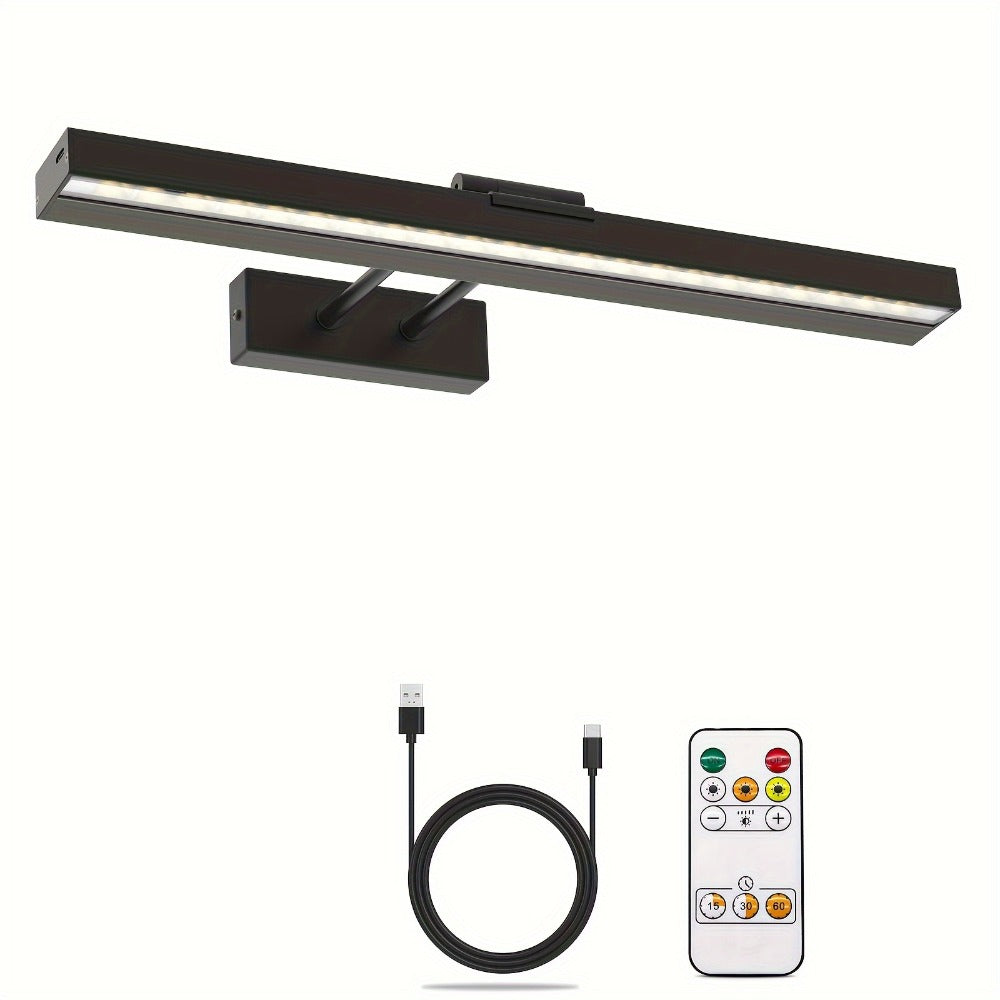 Luz LED recargable para cuadros ajustable | Para galería, dormitorio y baño