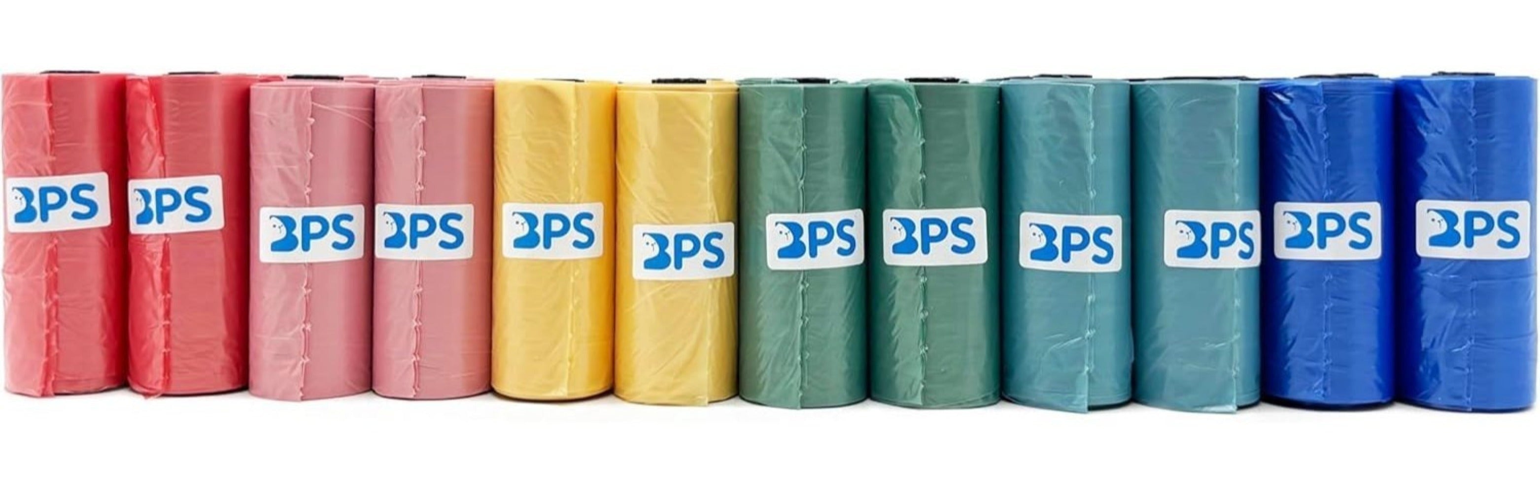 540/1080 Bolsas de Caca Perro Bolsas para Excrementos de Perros para Mascotas Animales Domésticos Pack de 36/72 Rollos Multicolor 32*22cm BPS-5395