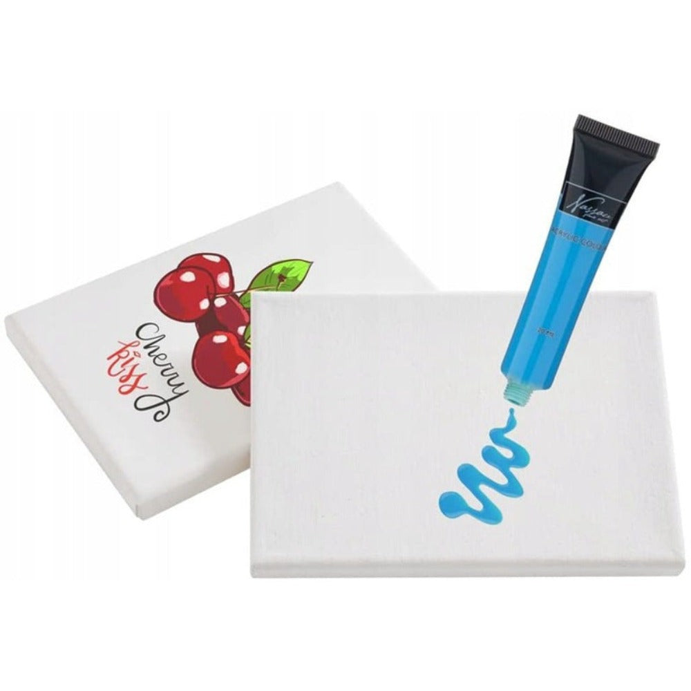 Set de Pinturas Acrílicas de 36 Tubos, 20 ML Cada, Set Grande de Pinturas Acrílicas para Pintar en Lienzo, Madera, Papel y Yeso, Acrílicos Profesionales para Artistas, Aficionados y Principiantes, Alta Pigmentación y Colores Intensos, Resistente al Agua D