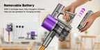 Aspiradora Inalámbrica Ligera 2026, Nueva Llegada con Cepillo Anti-enredos, Múltiples Niveles de Succión y una Batería de Larga Duración de hasta 45 Minutos, Ideal para Alfombras, Pelo de Mascotas y Pisos de Madera Dura, Aspiradora para el Hogar