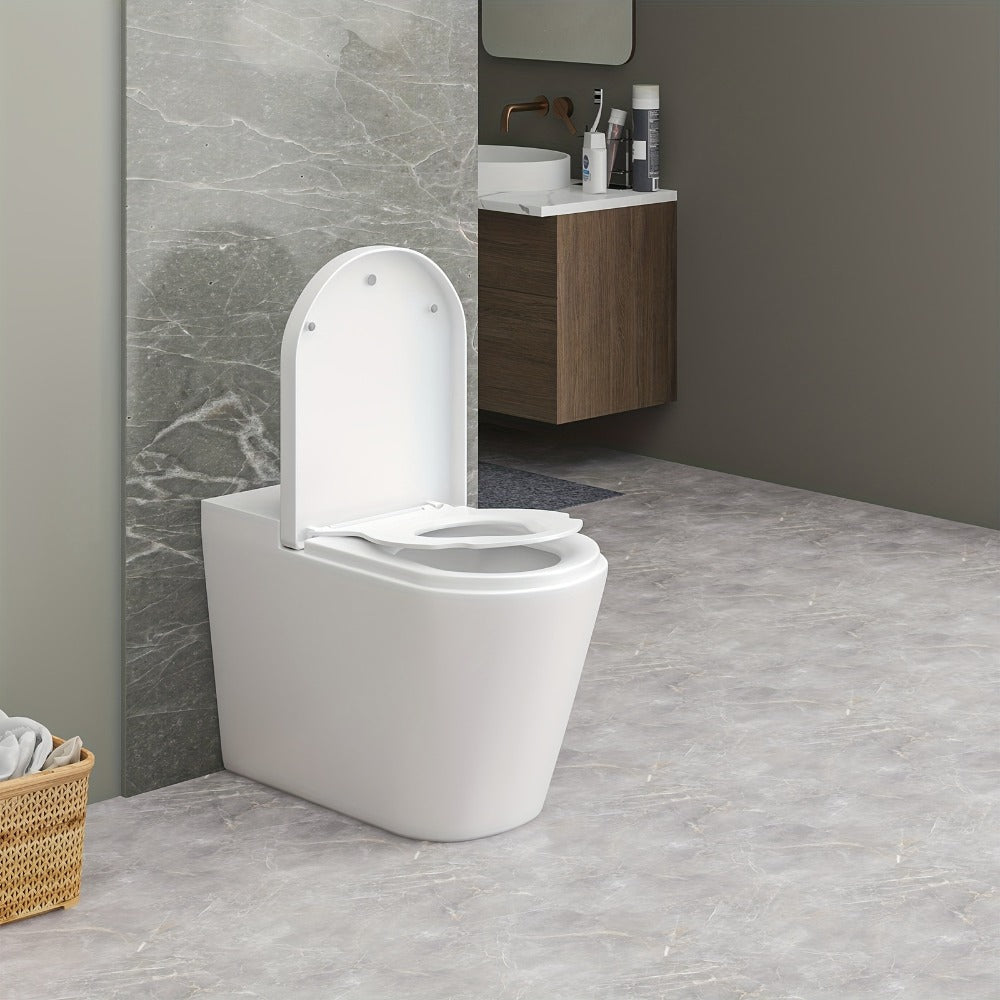 Tapa de inodoro de cierre suave 1pc | Baño, recambio e instalación rápida