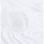 Juego de cama 4 piezas con funda elástica, (Funda de Edredón + Funda Protectora de Colchón + 1/2 Fundas de Almohada), Juego de Funda de Edredón 3-4 Piezas Estilo Nórdico de Color Sólido/Estampado, Ajustable para Camas de 90/105/135/150/180 cm, Regalo Navi
