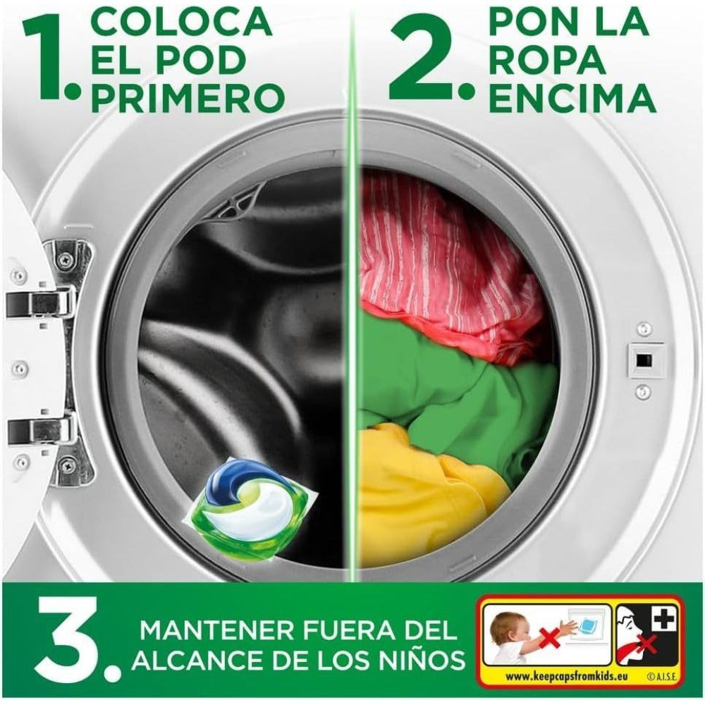 Ariel PODs Todo en 1, Detergente Líquido En Cápsulas Original Cápsulas, 70 Lavados