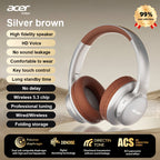 Auriculares Bluetooth | Auriculares Inalámbricos Over-Ear Genuinos de Acer con Bajos Potentes, Sonido Estéreo Hi-Fi, Reducción de Ruido en