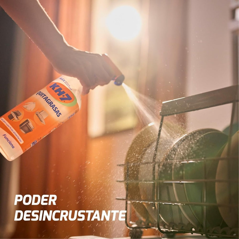 KH7 / KH-7 Quitagrasas Profesional Pack 6×780 ml (4,68 L) – Desengrasante Multiusos para Cocina, Horno y Superficies – Poder Desincrustante y Eficaz