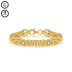 Pulsera de mujer con cuerda de hierba dorada, 925 plata de ley, estilo elegante para las fiestas, regalo perfecto para damas, presentada en una hermosa caja de regalo