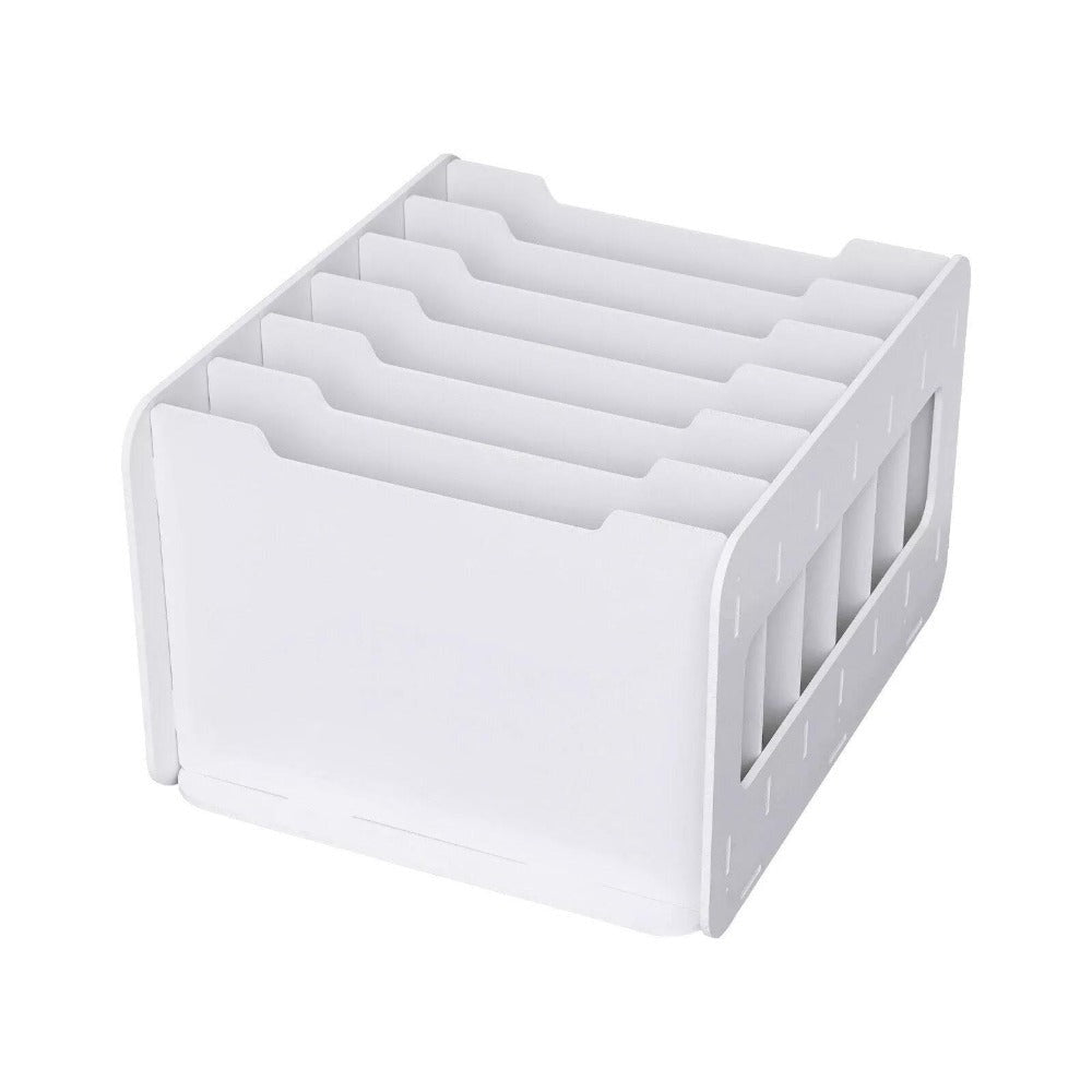 Organizador de Papel de Oficina para Escritorio, Soporte para Archivos de Escritorio, Bandeja para Cartas y Soporte para Papel A4, Hojas para Documentos para la Oficina en Casa, 33.99 X 24.99 X 38.99 cm