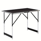 1pc Mesa de Picnic Plegable para Exteriores, Mesa Plegable Ligera para Camping, Aleación de Aluminio, Soporte a Prueba de Óxido, Resistente a los Arañazos, Resistente al Desgaste, Mesa Gruesa, Mesa Plegable Portátil para Camping, Uso Dual para Exteriores