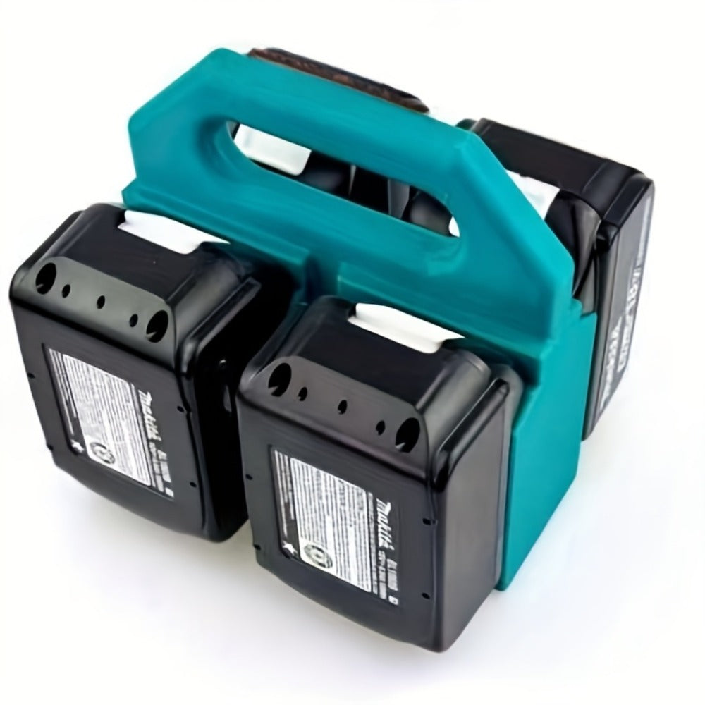 Estuche para baterías de herramientas Makita para banco de trabajo garaje y transporte | diseño funcional
